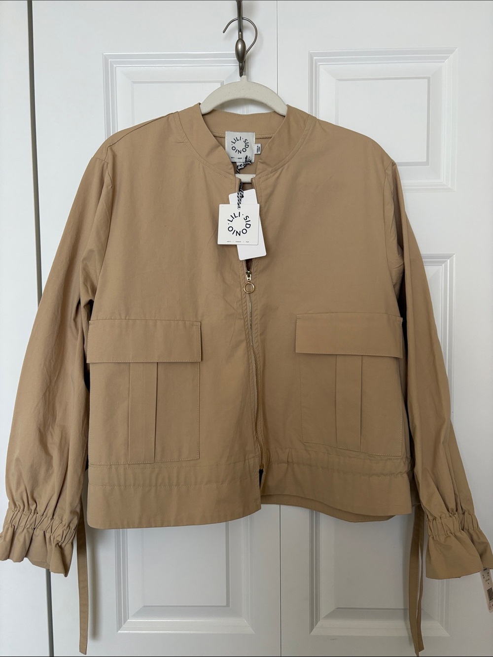 Utility Zip Jacket in Tan by & Other Stories